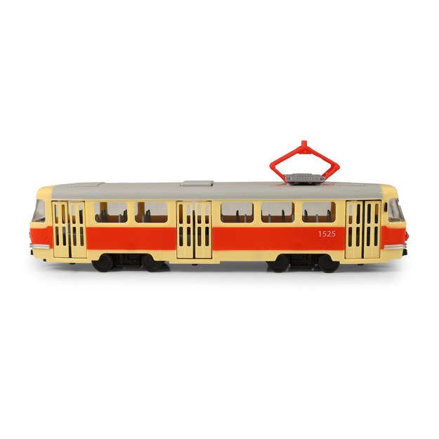 Czech tram reporting stops 28 cm 5