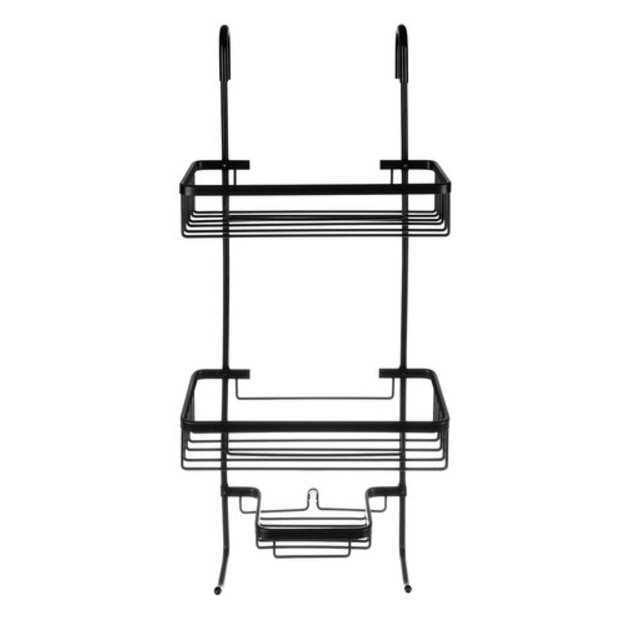 Pakabinama dušo lentyna - juoda