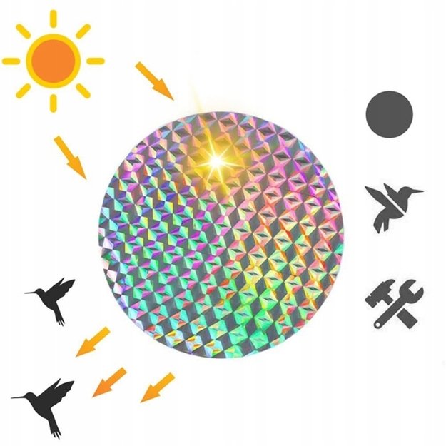 Kinzo - Paukščius atbaidanti juosta sodo medžiams, 45 m ilgio 6