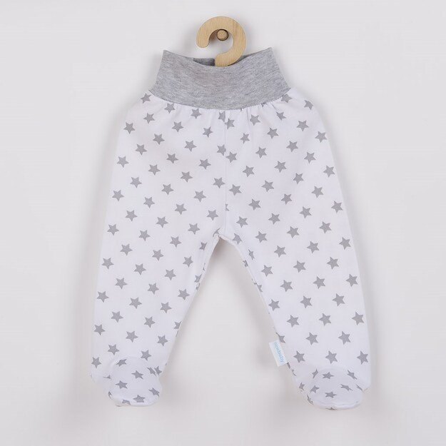 Nauji Baby Classic II kūdikių glaustinukai pilki su žvaigždutėmis, dydis 74 (6-9m), 74 (6-9m)