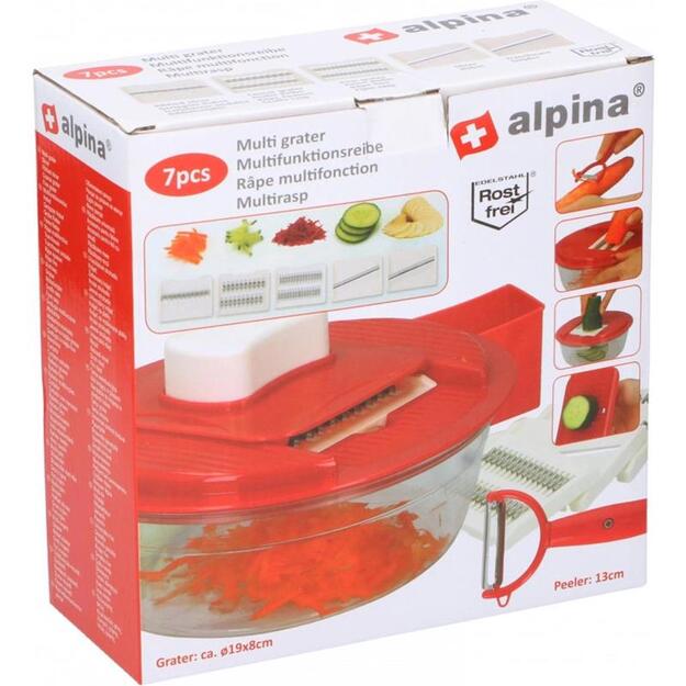 Alpina - Daugiafunkcinė tarka su konteineriu + skustuvu 2