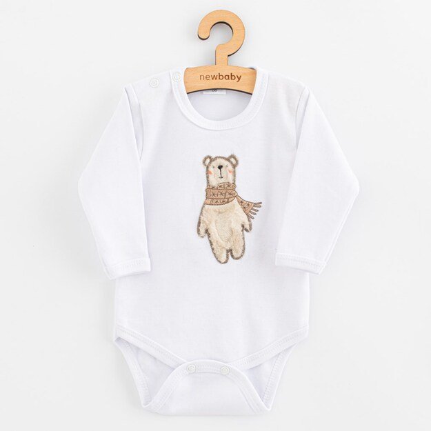 Naujas Baby Polar Bear Body Sleeve Body, dydis 80 (9-12m), 80 (9-12m)