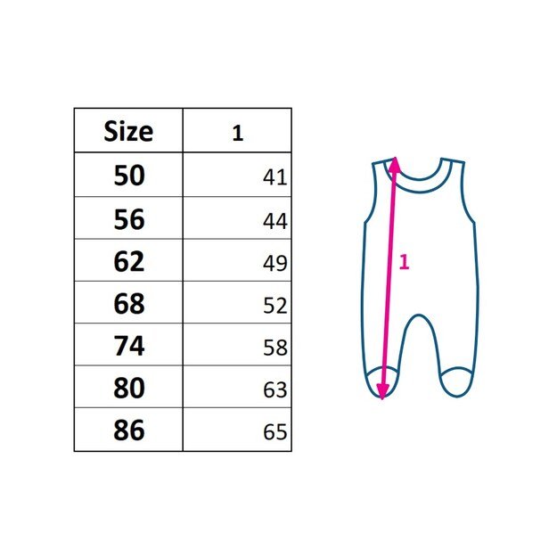 Kūdikių glaustinukai New Baby Classic II tamsiai mėtiniai, 68 (4-6m), 68 (4-6m) dydis