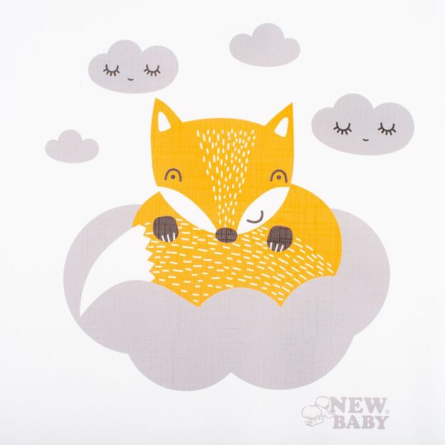 Persirengimo kilimėlis New Baby Fox baltas 50x80cm