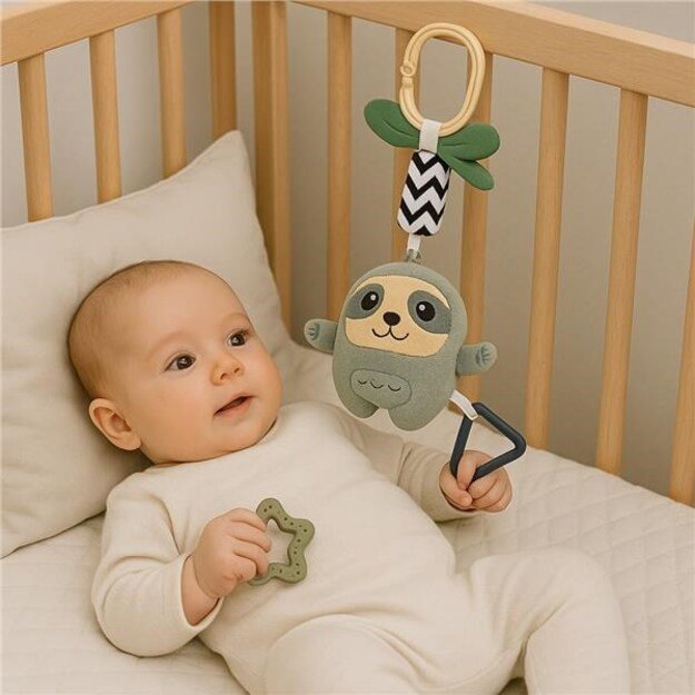 Pliušinis kabantis žaislas naujas kūdikis tinginys 1