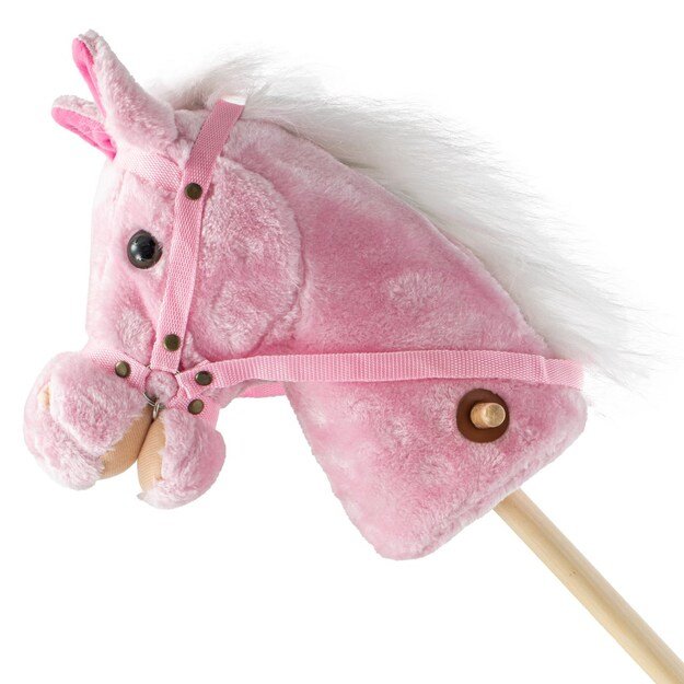 Hobby Horse su garsu ir ratukais Rosie Baby Mix rožinė