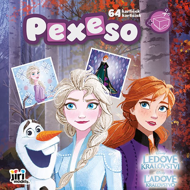 Memory game in a workbook FROZEN