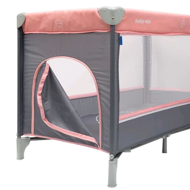 Baby Mix Travel Crib Pelėda Mėlyna 6