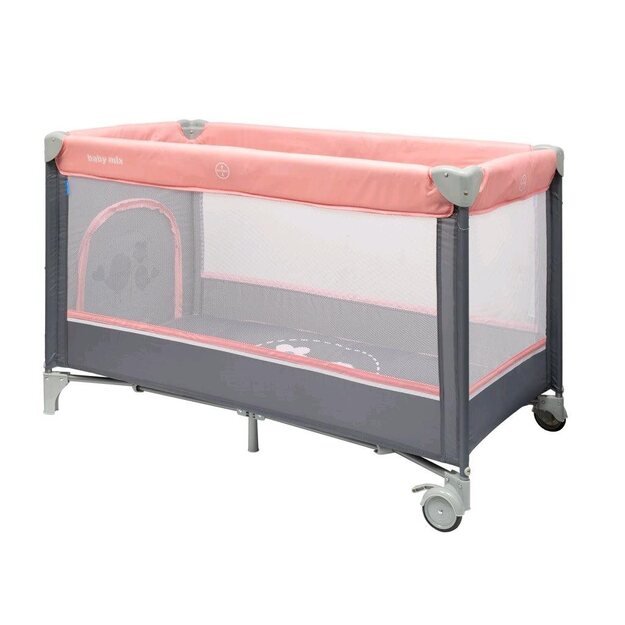 Baby Mix Travel Crib Pelėda Mėlyna 8