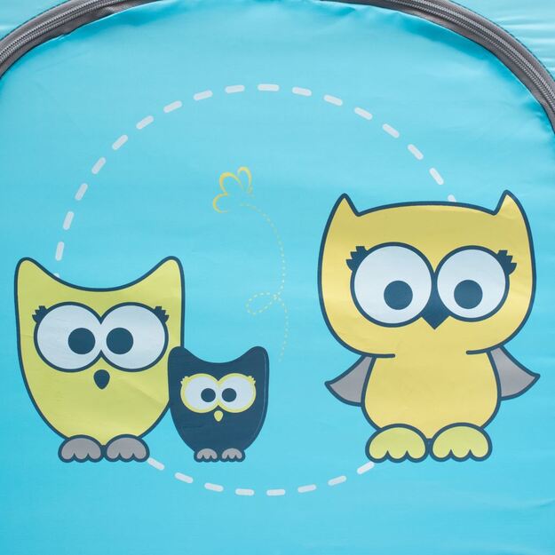 Baby Mix Travel Crib Pelėda Mėlyna 1