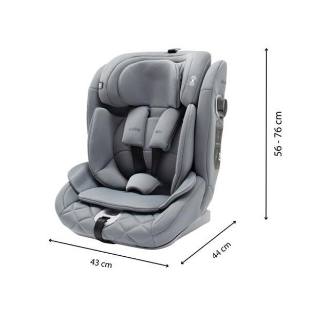 Automobilinė kėdutė BABY MIX HERO PRO I-SIZE juoda