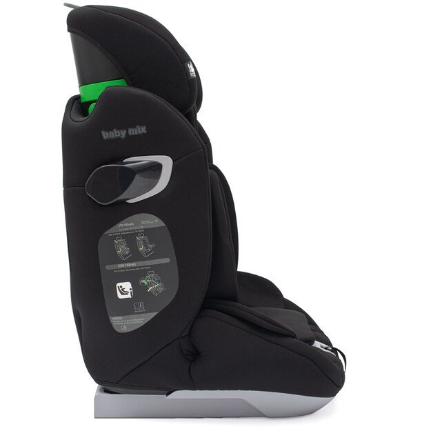 Automobilinė kėdutė BABY MIX HERO PRO I-SIZE juoda