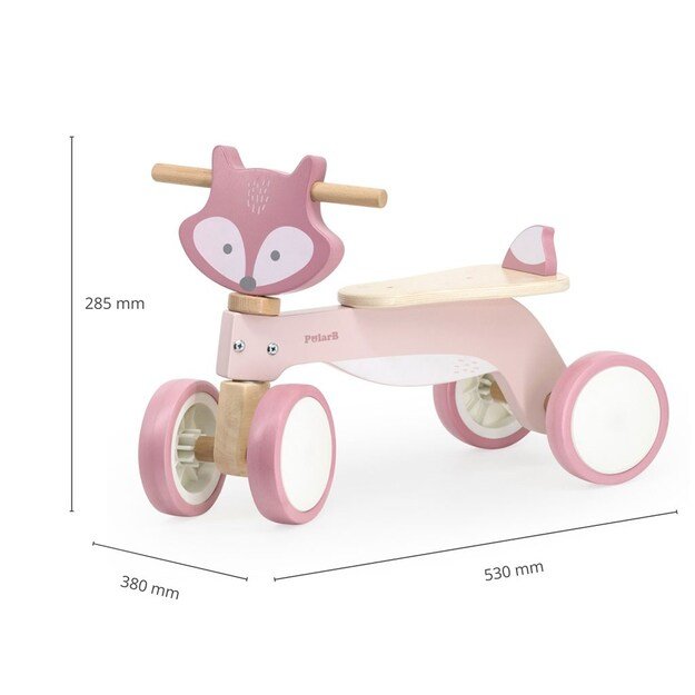 Medinis balansinis dviratis Viga Fox 5