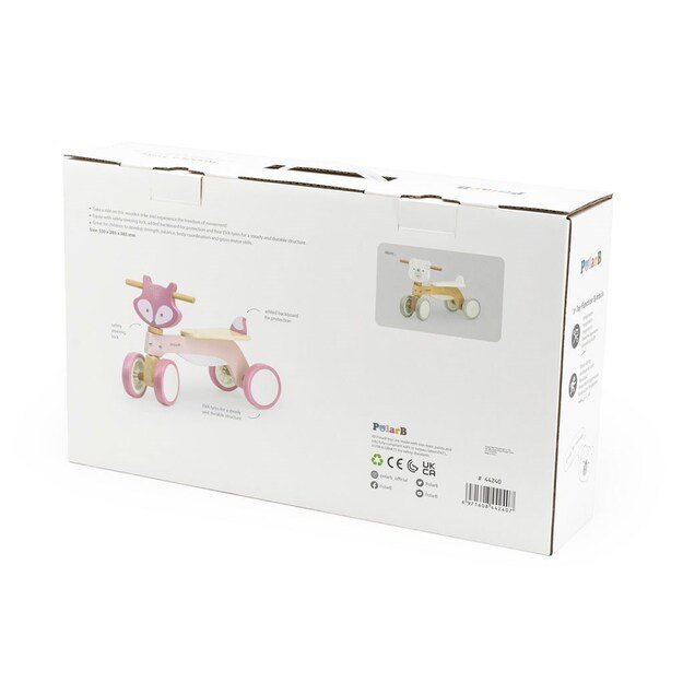 Medinis balansinis dviratis Viga Fox 8