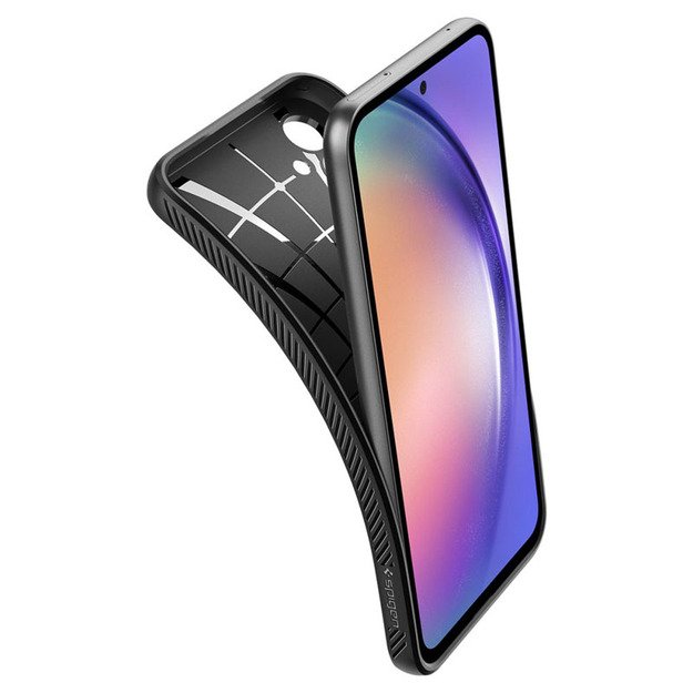 Spigen Liquid Air – dėklas, skirtas Samsung Galaxy A54 5G (Czarny) 22