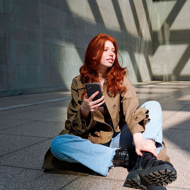 Spigen Liquid Air – dėklas, skirtas Samsung Galaxy A54 5G (Czarny) 10