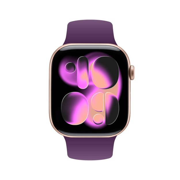 Crong Liquid – dirželis, skirtas Apple Watch 38/40/41/42 mm (slyva) 2