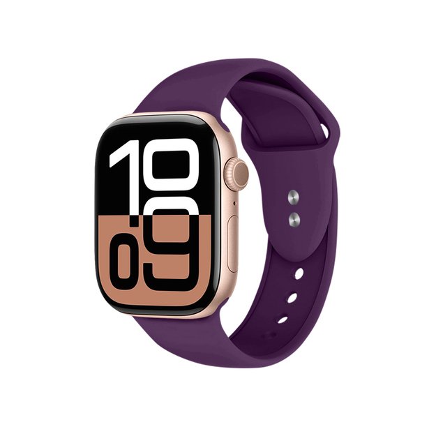 Crong Liquid – dirželis, skirtas Apple Watch 38/40/41/42 mm (slyva)