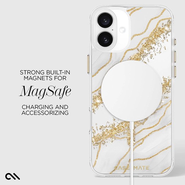 Case-Mate Karat MagSafe – dėklas, skirtas iPhone 16 Plus (granitas) 16