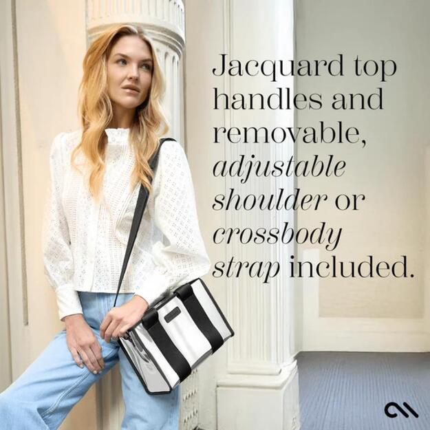 „Case-Mate Mini Travel Tote Bag“ – vandeniui atsparus kelioninis pečių krepšys (sidabrinis chromas) 9