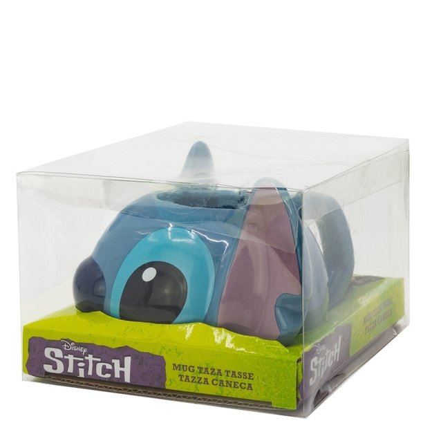 Disney Stitch - 3D keramikinis puodelis dovanų dėžutėje 375 ml