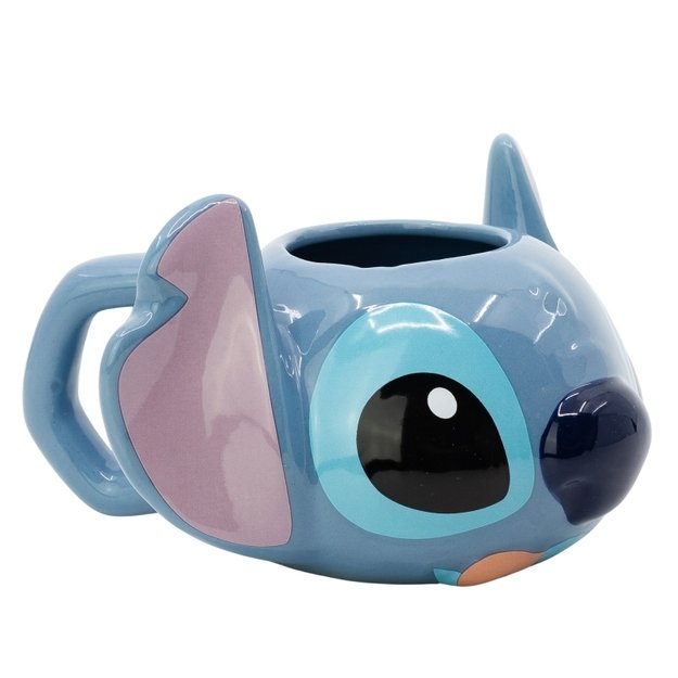 Disney Stitch - 3D keramikinis puodelis dovanų dėžutėje 375 ml