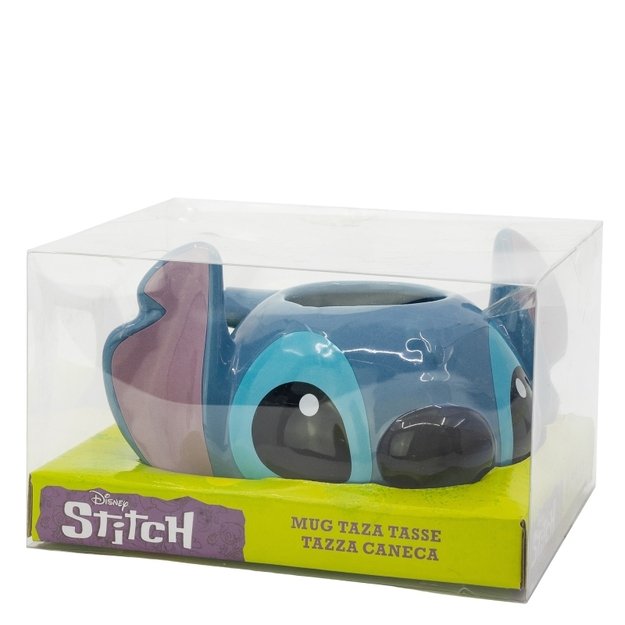 Disney Stitch - 3D keramikinis puodelis dovanų dėžutėje 375 ml