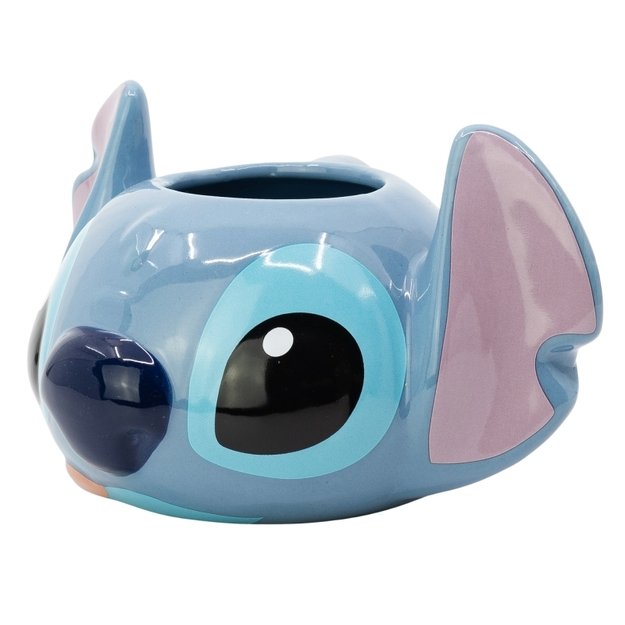 Disney Stitch - 3D keramikinis puodelis dovanų dėžutėje 375 ml 1 Disney Stitch - 3D keramikinis puodelis dovanų dėžutėje 375 ml 1