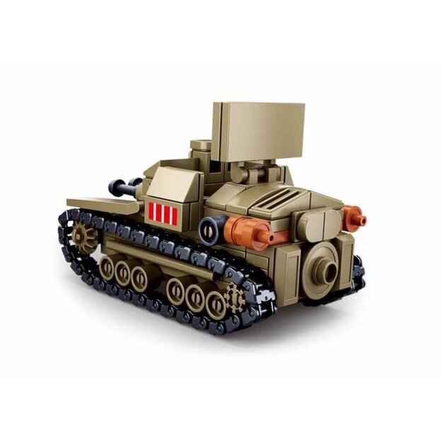 Konstruktorius Sluban Army Small Italian Tank & Soldier 183 detalės