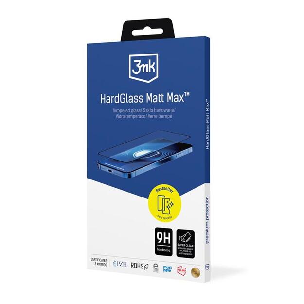 3mk HardGlass Matt Max – matinis grūdintas stiklas, skirtas Samsung Galaxy S25 Ultra