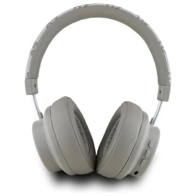 DKNY languotas raštas – belaidės ant ausies uždedamos Bluetooth ausinės V5.3 (smėlio spalvos) 6