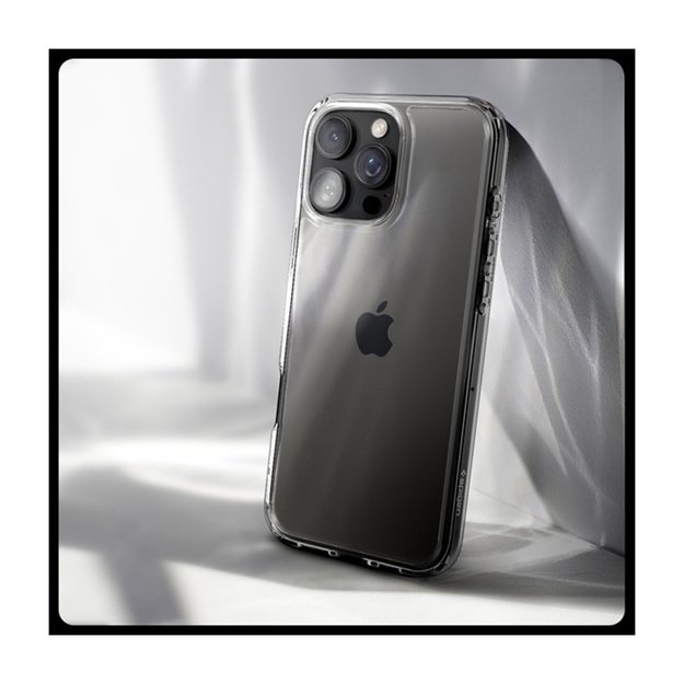 „Spigen Ultra Hybrid“ – dėklas, skirtas „iPhone 16 Pro Max“ (skaidrus)