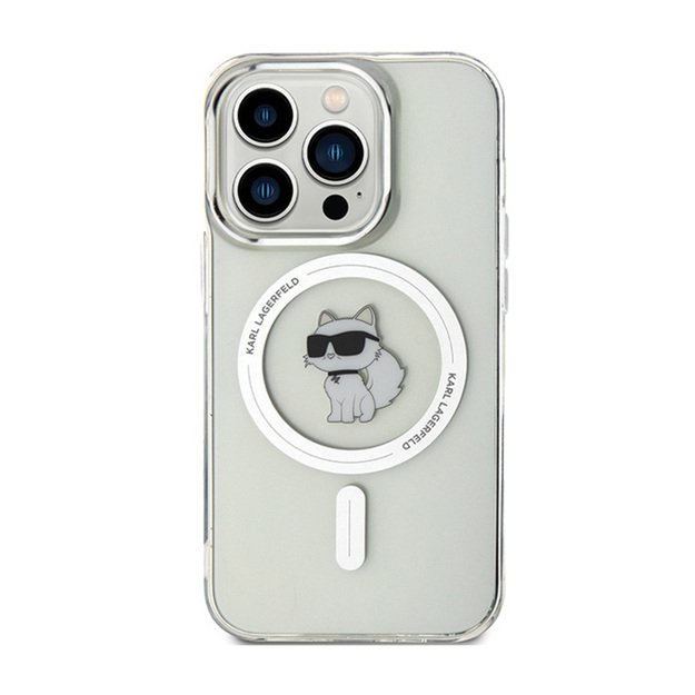 Karl Lagerfeld IML Choupette MagSafe – dėklas, skirtas iPhone 13 Pro (skaidrus)