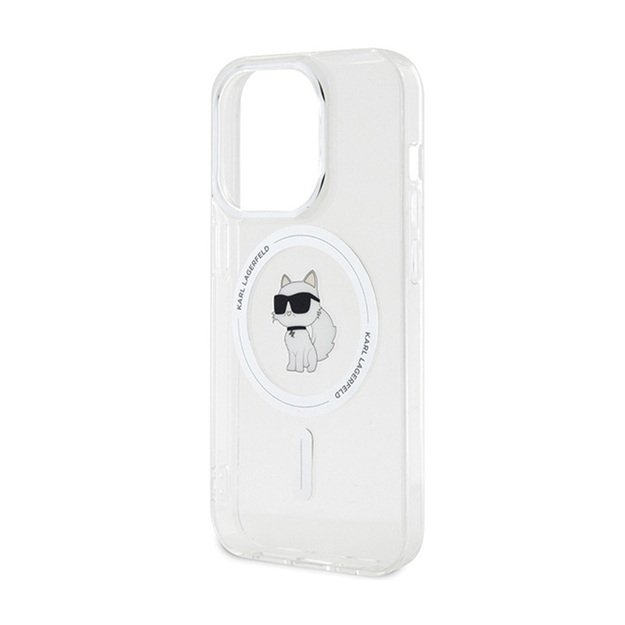 Karl Lagerfeld IML Choupette MagSafe – dėklas, skirtas iPhone 13 Pro (skaidrus)