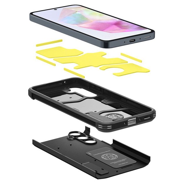 Spigen Tough Armor – dėklas, skirtas Samsung Galaxy A35 5G (juodas) 6
