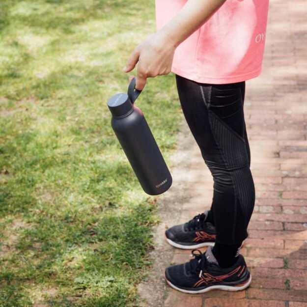 „Quokka Solid“ su dirželiu – nerūdijančio plieno termo butelis 630 ml su dirželiu (šiferis) 5