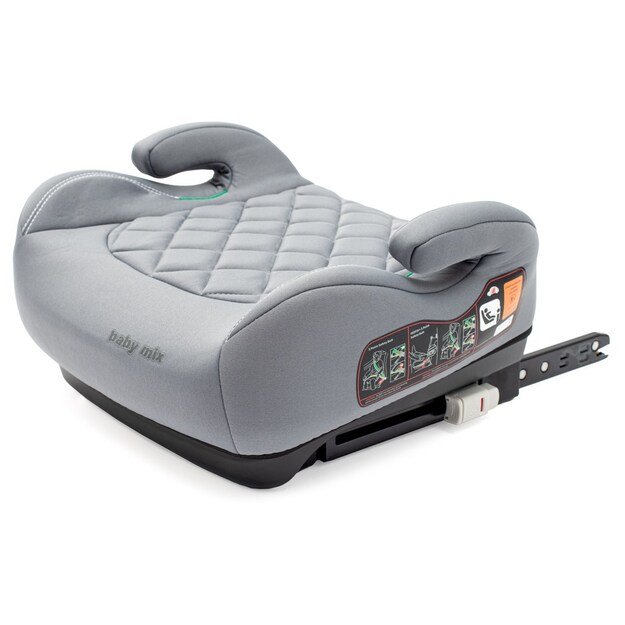 Automobilinė kėdutė BABY MIX HERO Plus ISOFIX I-SIZE pilka