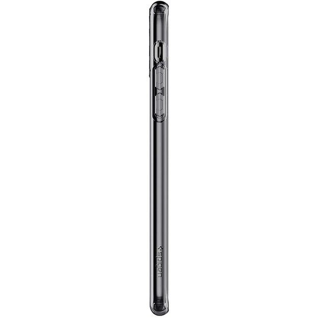 „Spigen“ skystųjų kristalų dėklas, skirtas „iPhone 11“ (skaidrus)