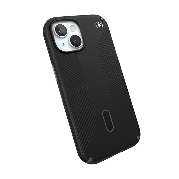 Speck Presidio2 Grip ClickLock & MagSafe – dėklas iPhone 16e / iPhone 15 / iPhone 14 / iPhone 13 (juodas)