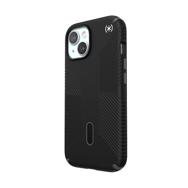 Speck Presidio2 Grip ClickLock & MagSafe – dėklas iPhone 16e / iPhone 15 / iPhone 14 / iPhone 13 (juodas)