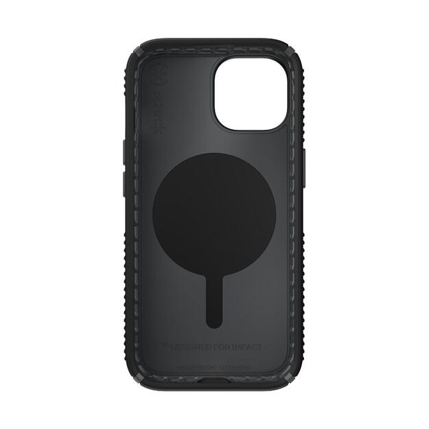 Speck Presidio2 Grip ClickLock & MagSafe – dėklas iPhone 16e / iPhone 15 / iPhone 14 / iPhone 13 (juodas)
