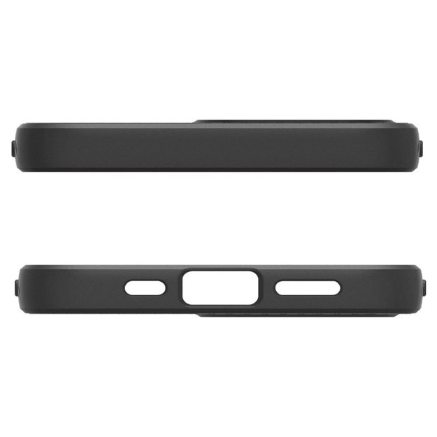 „Spigen Liquid Air Mag MagSafe“ dėklas, skirtas „iPhone 16e“ (matinis juodas) 9