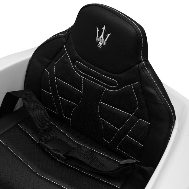 Elektrinis žaislinis automobilis „Maserati GranTurismo Baby Mix“ baltas
