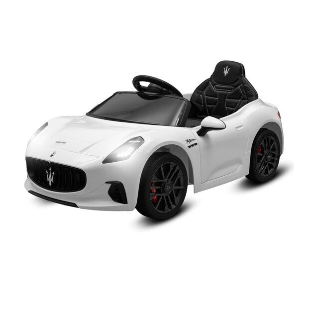 Elektrinis žaislinis automobilis „Maserati GranTurismo Baby Mix“ baltas