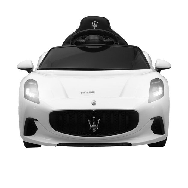 Elektrinis žaislinis automobilis „Maserati GranTurismo Baby Mix“ baltas