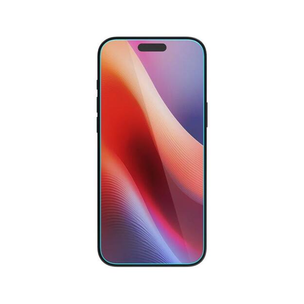 „Spigen GLAS.TR EZ FIT Privacy“ grūdintas stiklas su privatumo filtru, skirtas „iPhone 16 Pro“.