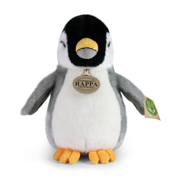 Rappa - pliušinis žaislas stovintis pingvinas 20 cm ekologiškas