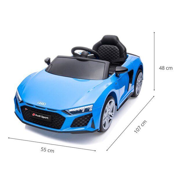 Elektrinis vaikiškas automobilis Milly Mally Audi R8 Spyder Blue