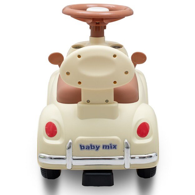 Baby Mix Baby Kiddo Cruiser važiuojamasis automobilis, smėlio spalvos