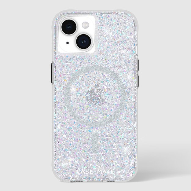 „Case-Mate Twinkle MagSafe“ – dėklas, skirtas „iPhone 15“ / „iPhone 14“ / „iPhone 13“ (disko spalvos)